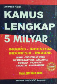 Image of Kamus Lengkap 5 Milyar Inggris- Indonesia
