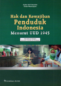 Image of Hak dan kewajiban penduduk Indonesia menurut UUD 1945