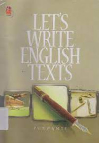Image of Let's Write English Tetxs
